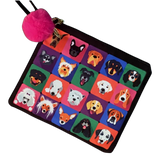 DOG SQUARES CLUTCH - EXCLUSIVE