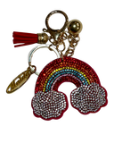 RAINBOW WITH CLOUDS KEY CHAIN