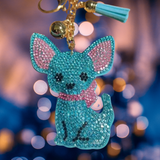 CHIHUAHUA BLUE KEY CHAIN
