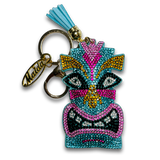 BLUE TIKI KEY CHAIN - EXCLUSIVE