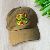 DALLAS Limited Edition EWING OIL ARMY GREEN BASEBALL CAP-Exclusive