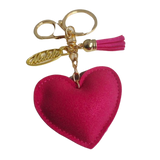 6 COLOR RAINBOW HEART KEY CHAIN - EXCLUSIVE