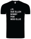 DALLAS Limited Edition Character Names Tee LARGE-Exclusive