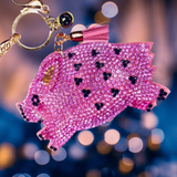 PINK PIGGY KEY CHAIN