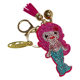 MERMAID PINK HAIR KEY CHAIN