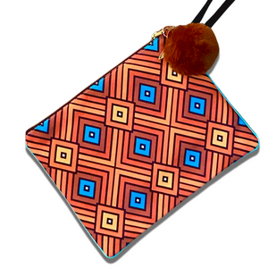 TRIBAL MASKS CLUTCH - EXCLUSIVE