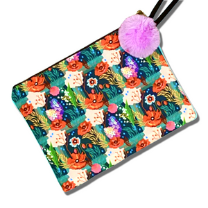 SPRING GARDEN BLUE CLUTCH - EXCLUSIVE