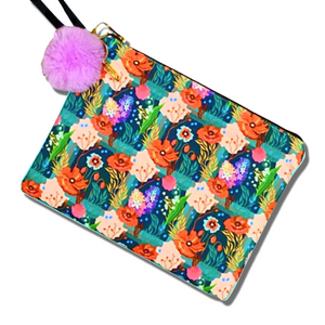 SPRING GARDEN BLUE CLUTCH - EXCLUSIVE