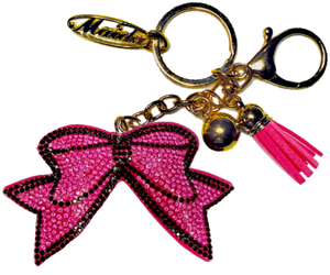 PINK BOW KEY CHAIN