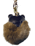 Royal Bear Ball Key Chain