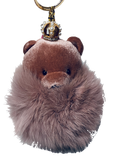 Royal Bear Ball Key Chain