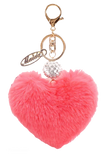 WATERMELON HEART KEY CHAIN